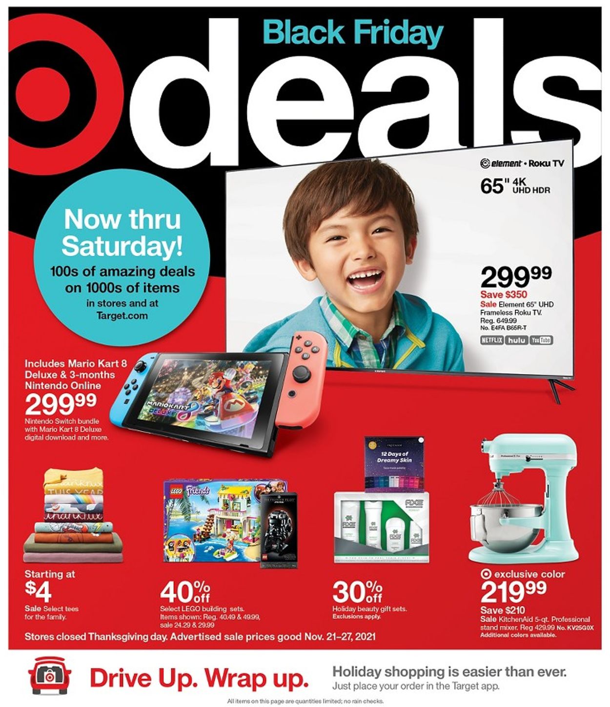 Target Ad from 11/21/2021
