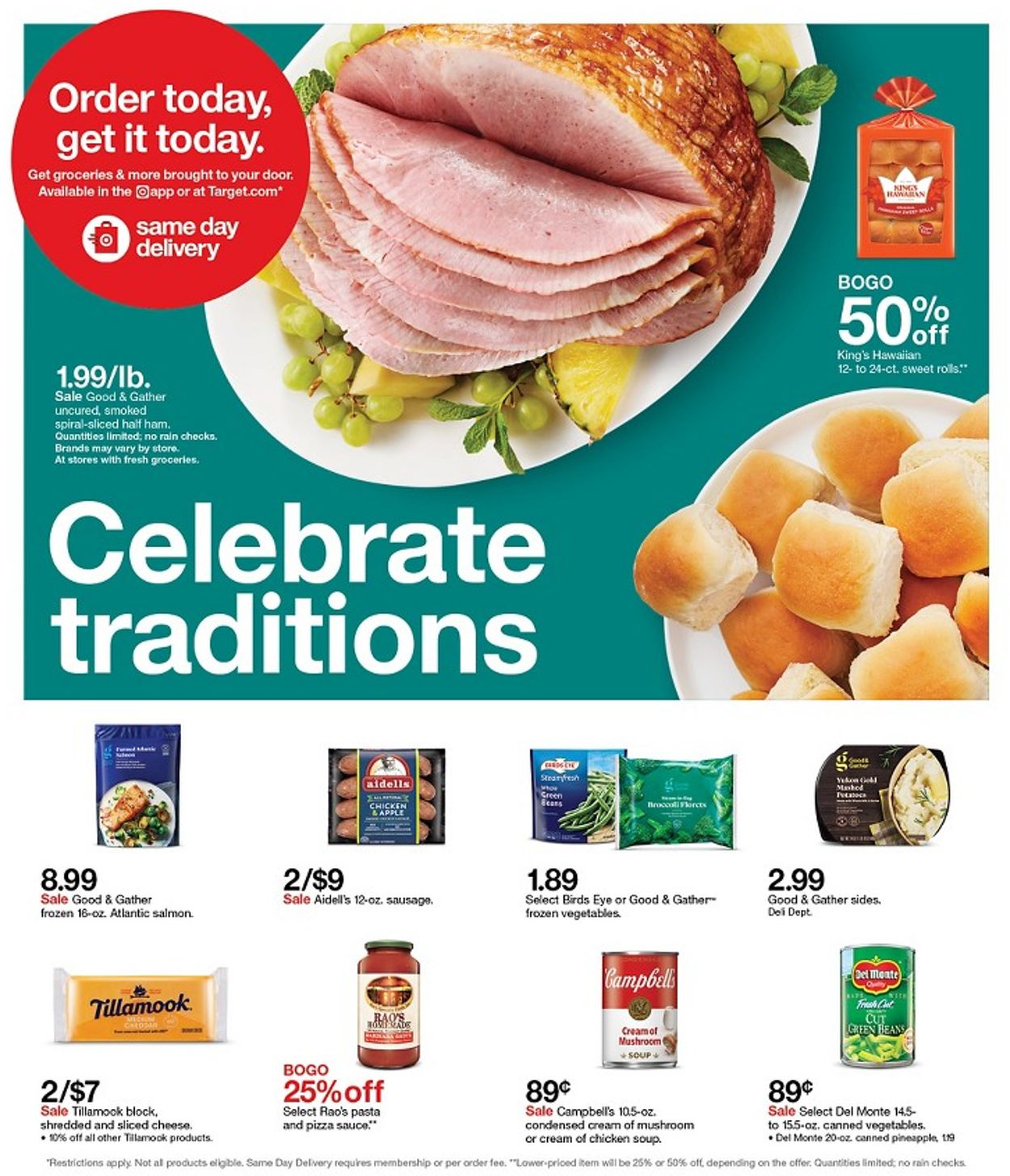 Target Ad from 12/19/2021