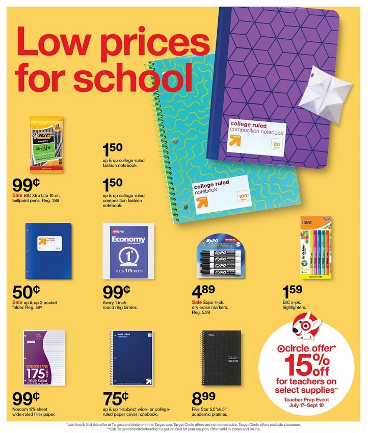 Target Ad from 08/21/2022