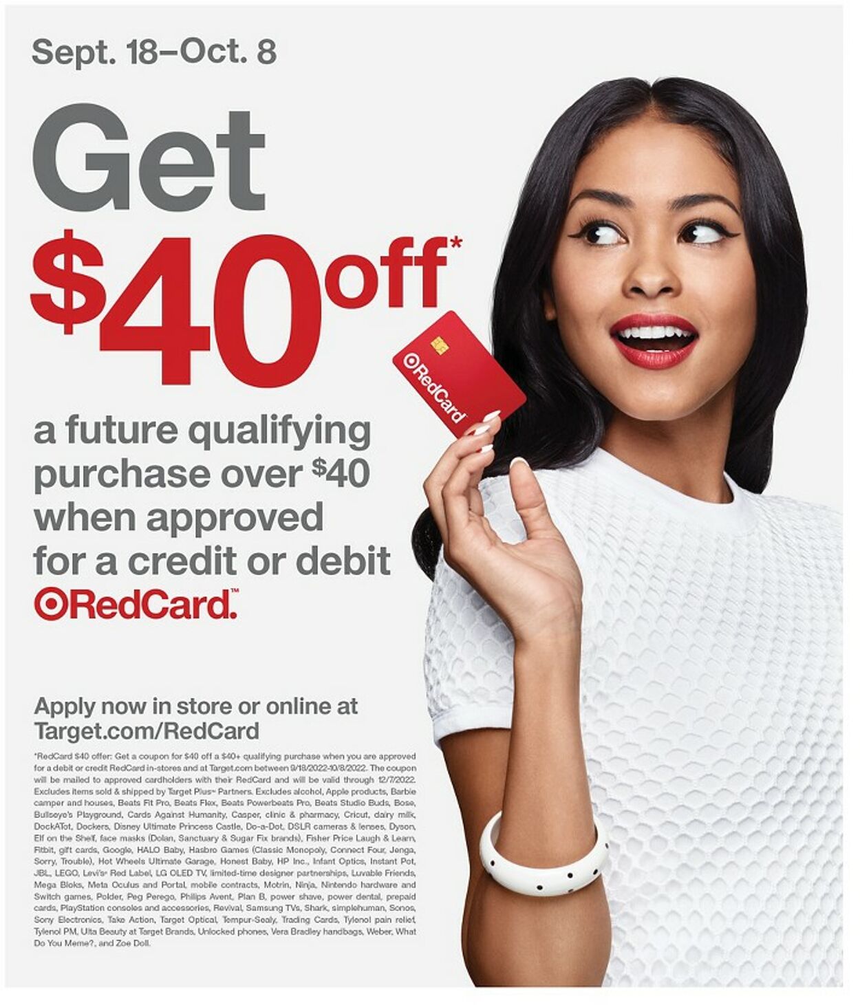Target Ad from 09/25/2022