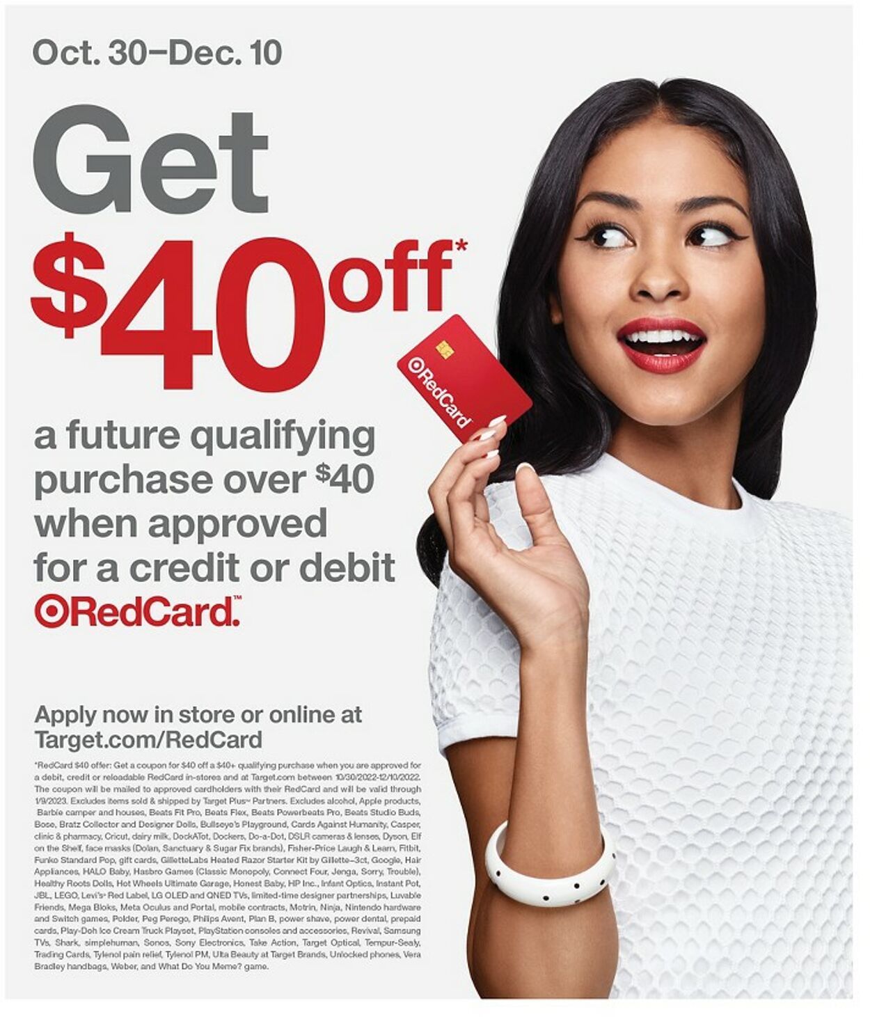 Target Ad from 10/30/2022