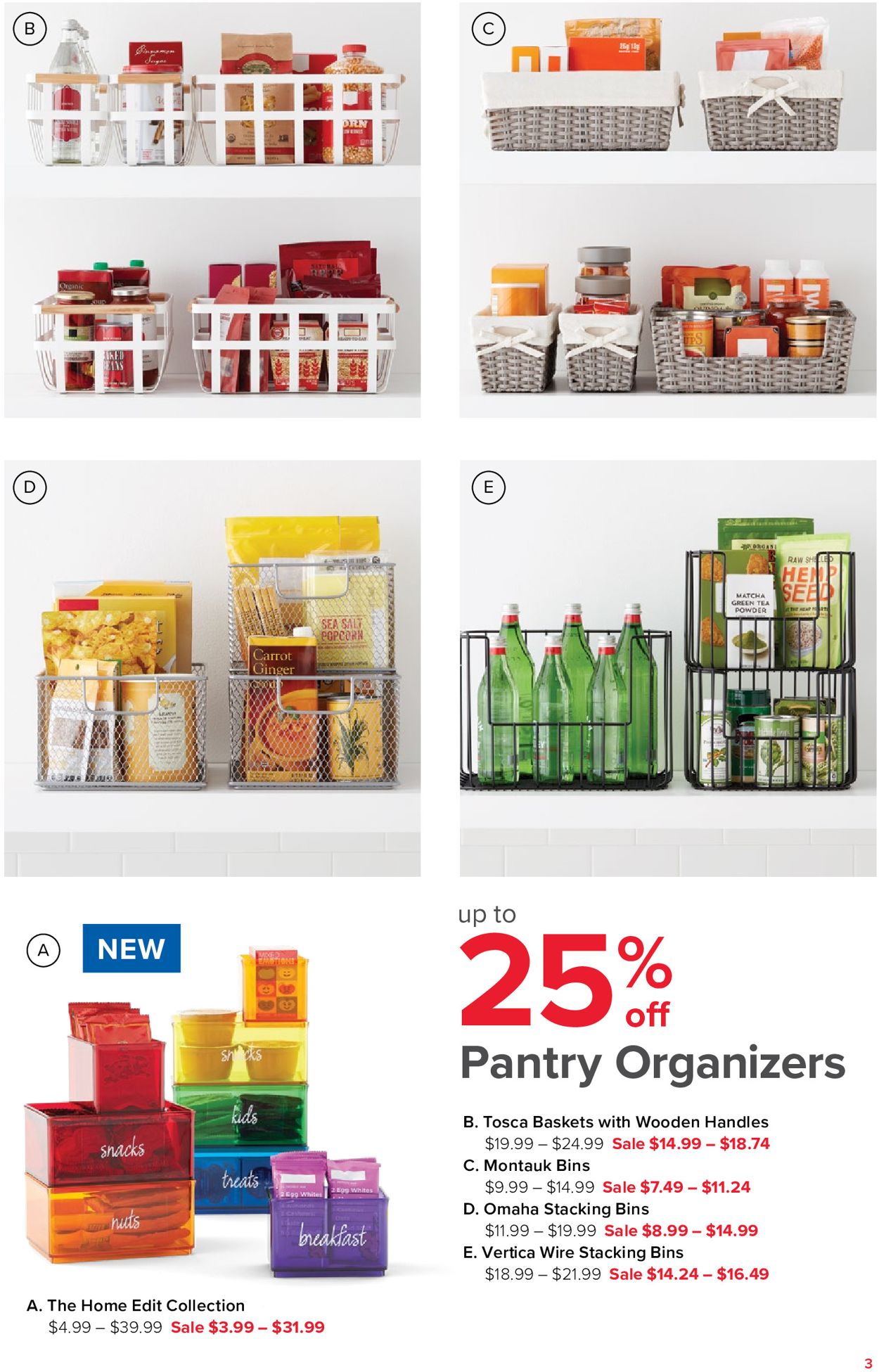 The Container Store Ad from 09/01/2019