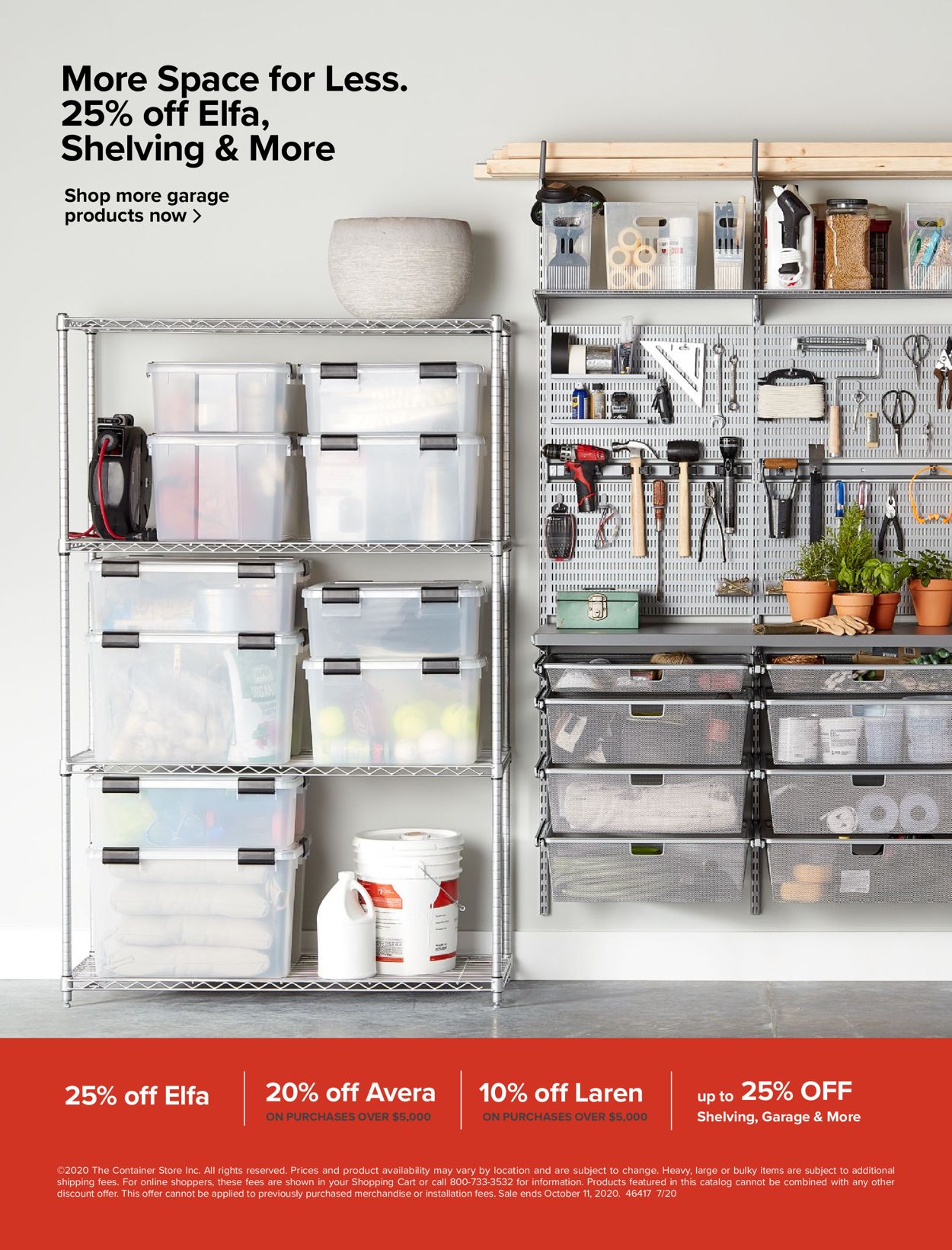 The Container Store Ad from 08/18/2020