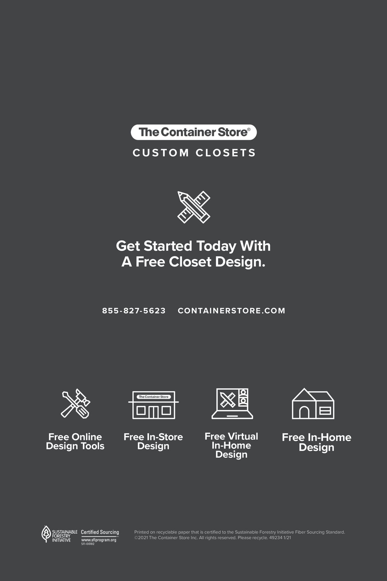 The Container Store Ad from 01/26/2021