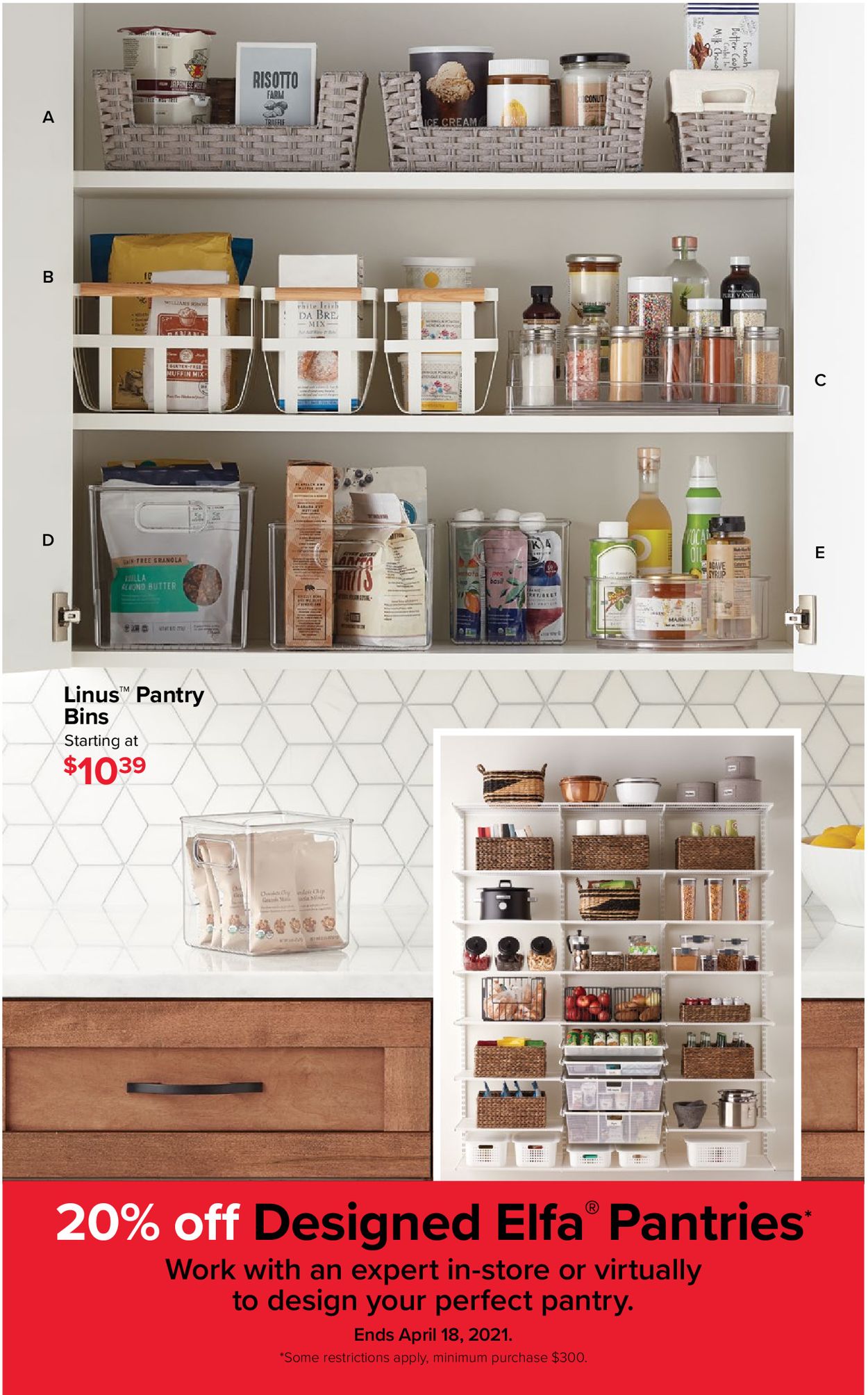 The Container Store Ad from 03/08/2021
