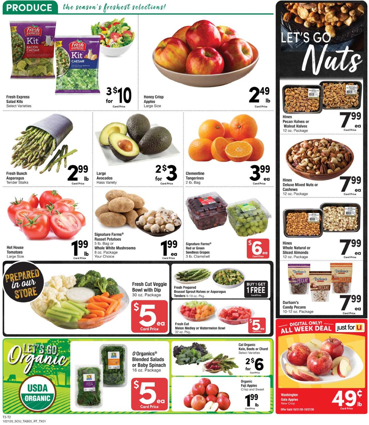 Tom Thumb Ad from 10/21/2020