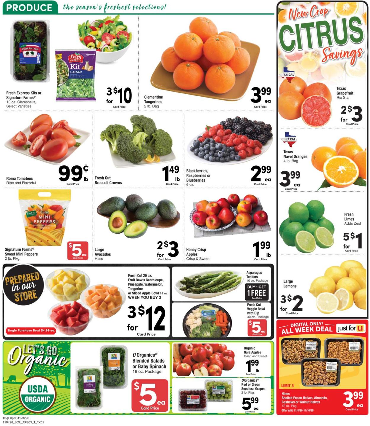 Tom Thumb Ad from 11/04/2020
