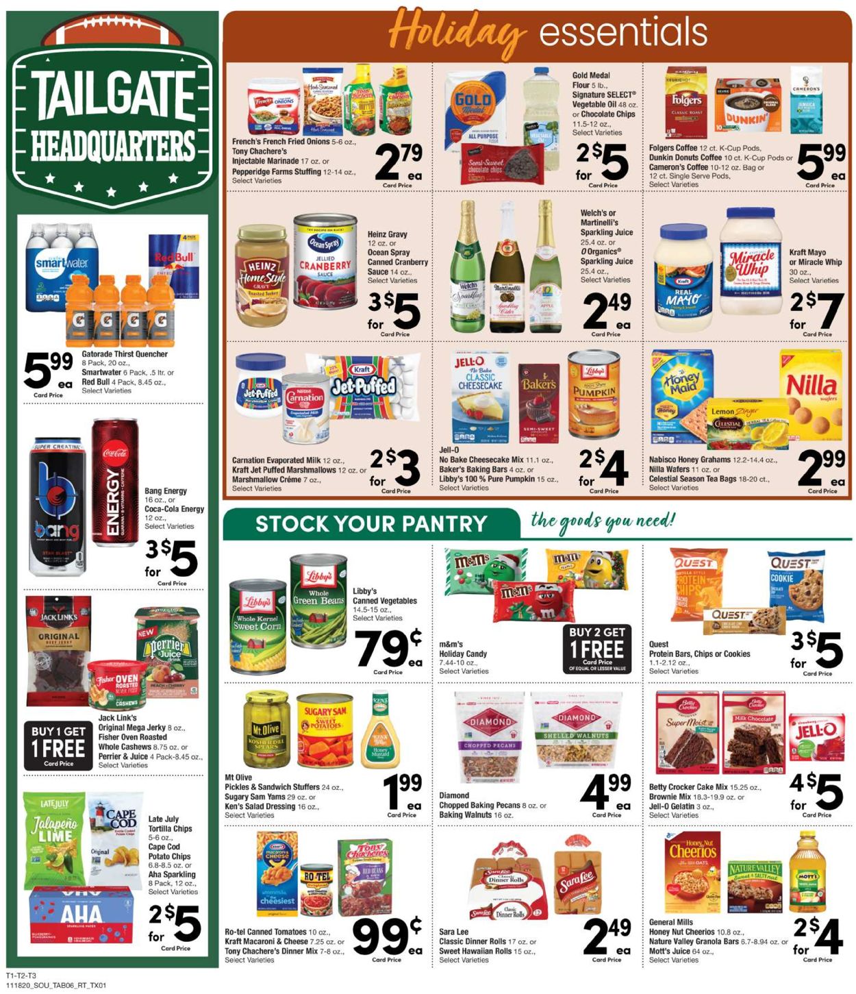 Tom Thumb Ad from 11/18/2020