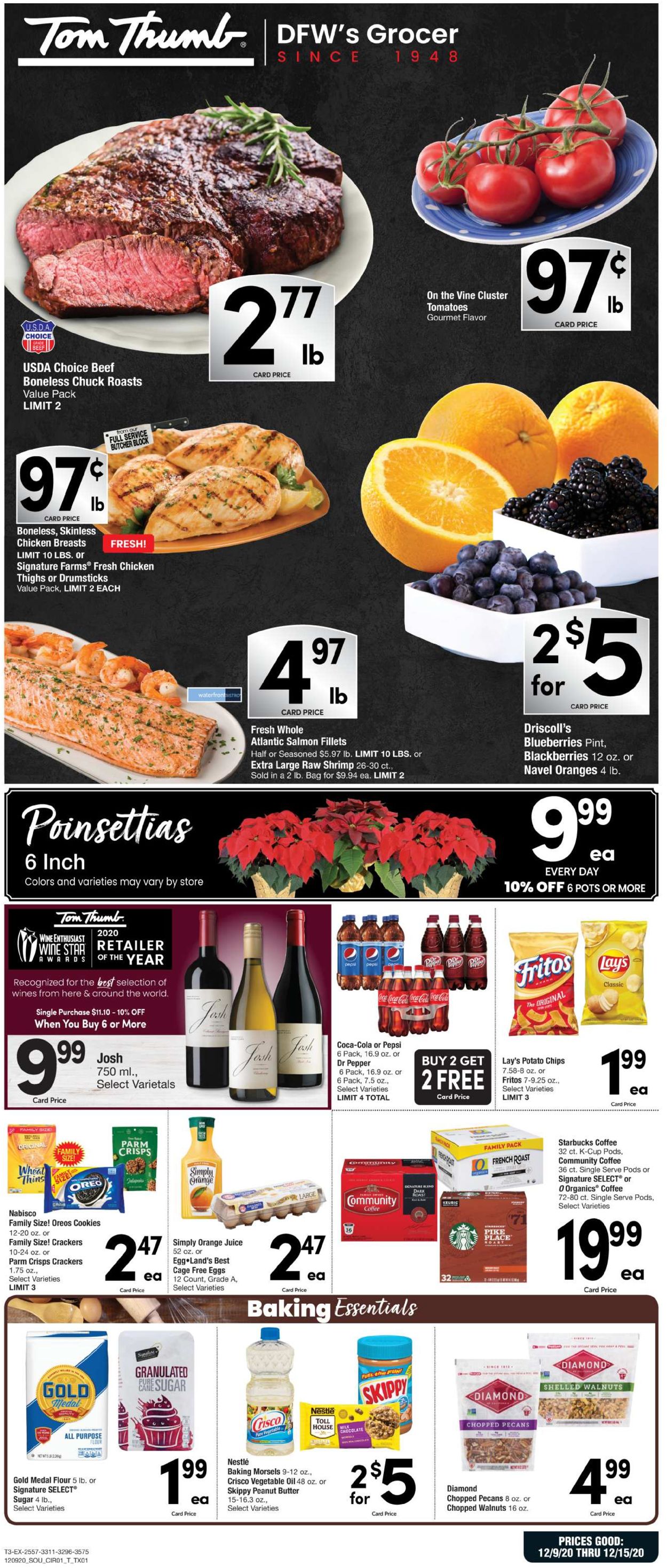 Tom Thumb Ad from 12/09/2020