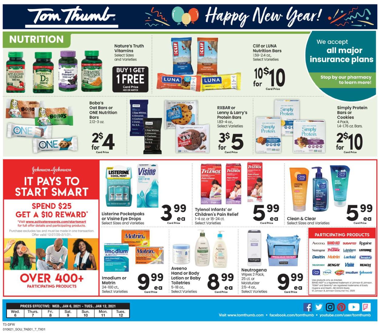 Tom Thumb Ad from 01/06/2021