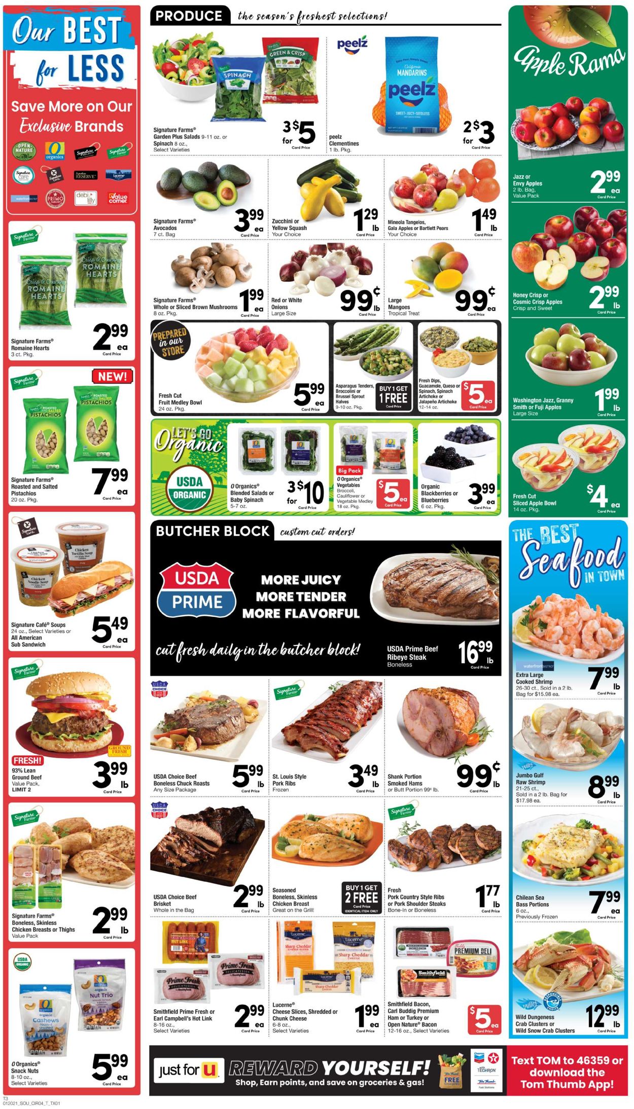 Tom Thumb Ad from 01/20/2021