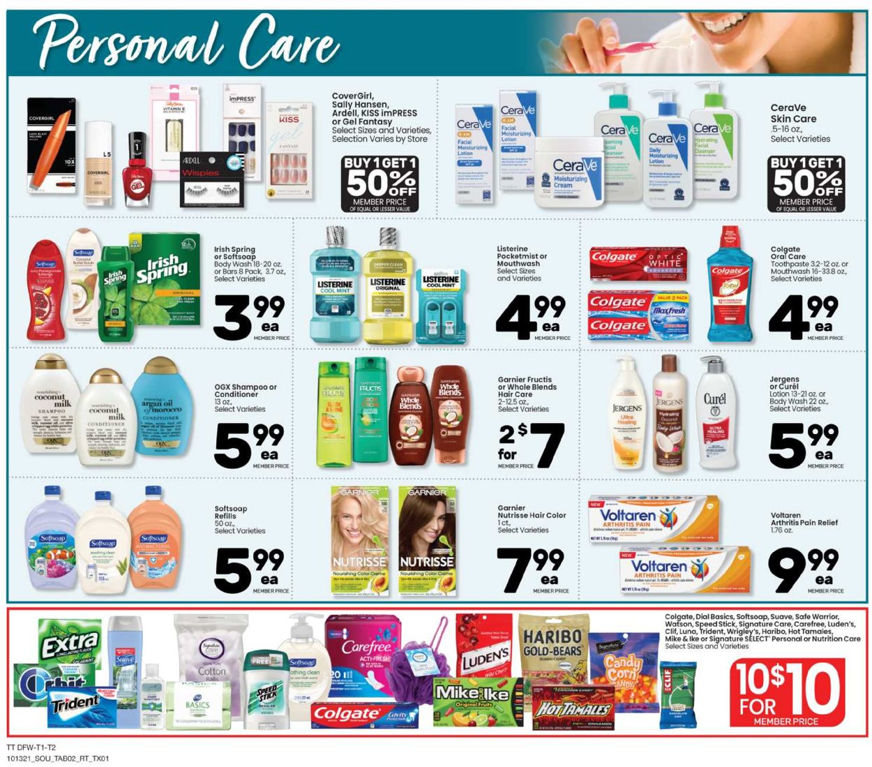Tom Thumb Ad from 10/13/2021