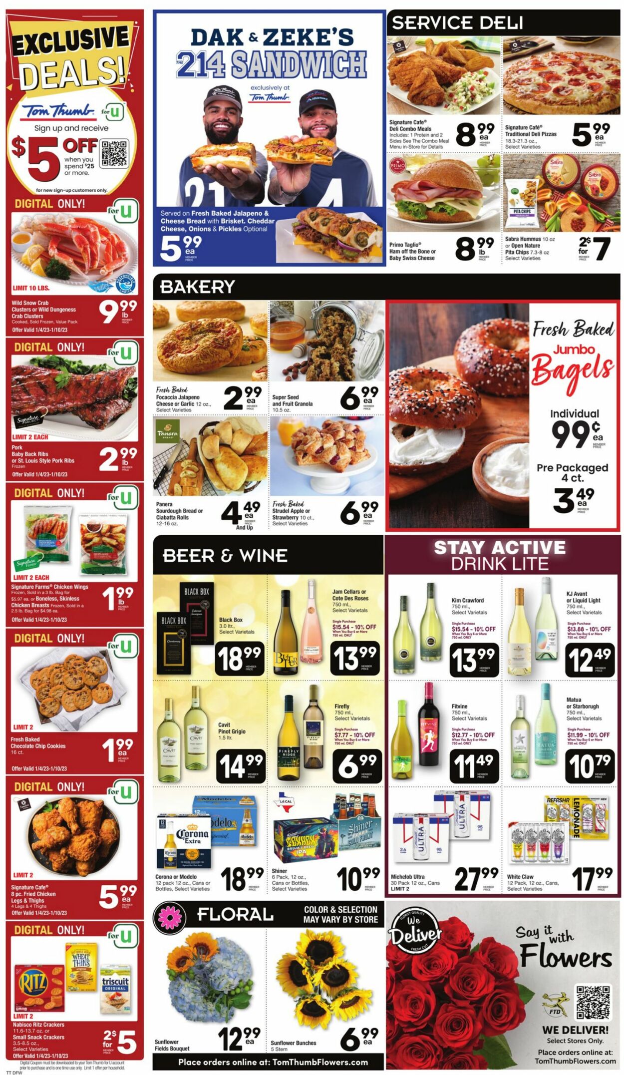 Tom Thumb Ad from 01/04/2023