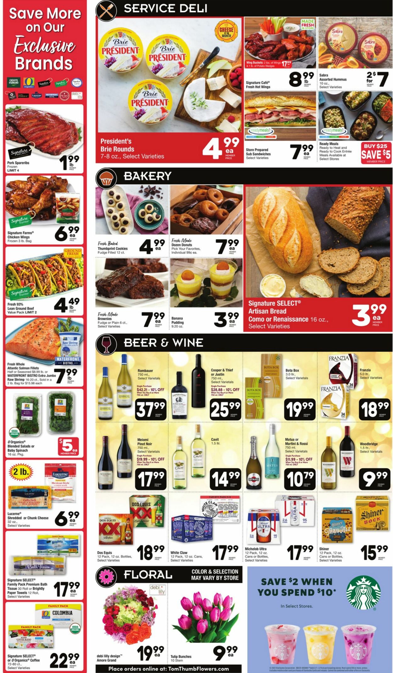 Tom Thumb Ad from 02/01/2023