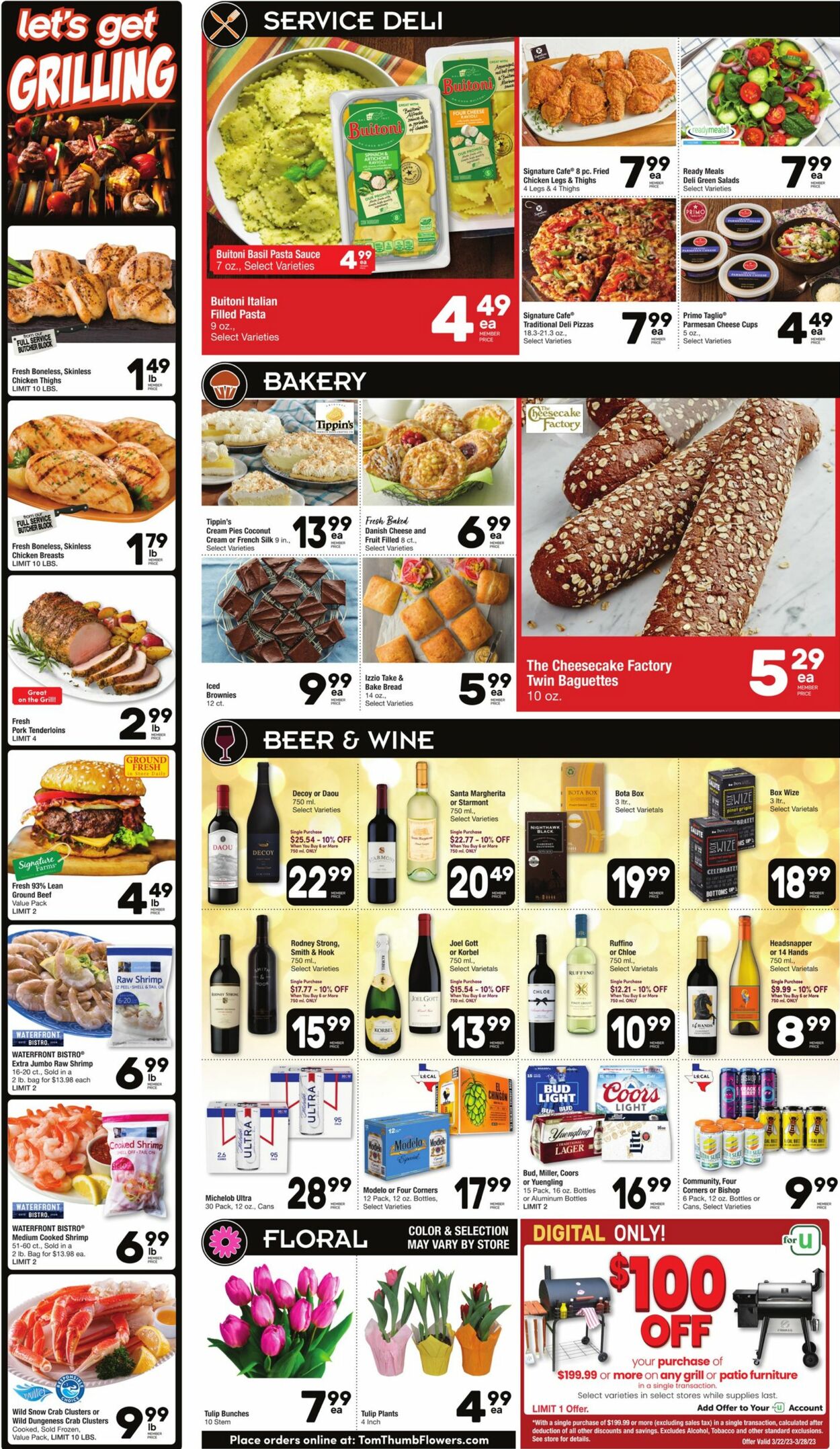 Tom Thumb Ad from 03/22/2023