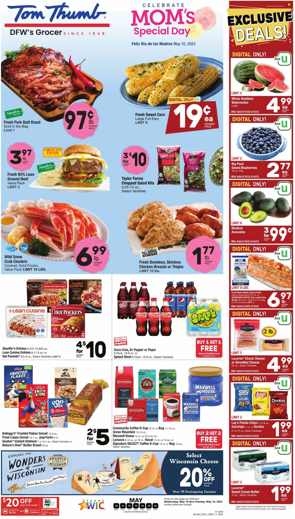 Tom Thumb Ad from 05/10/2023