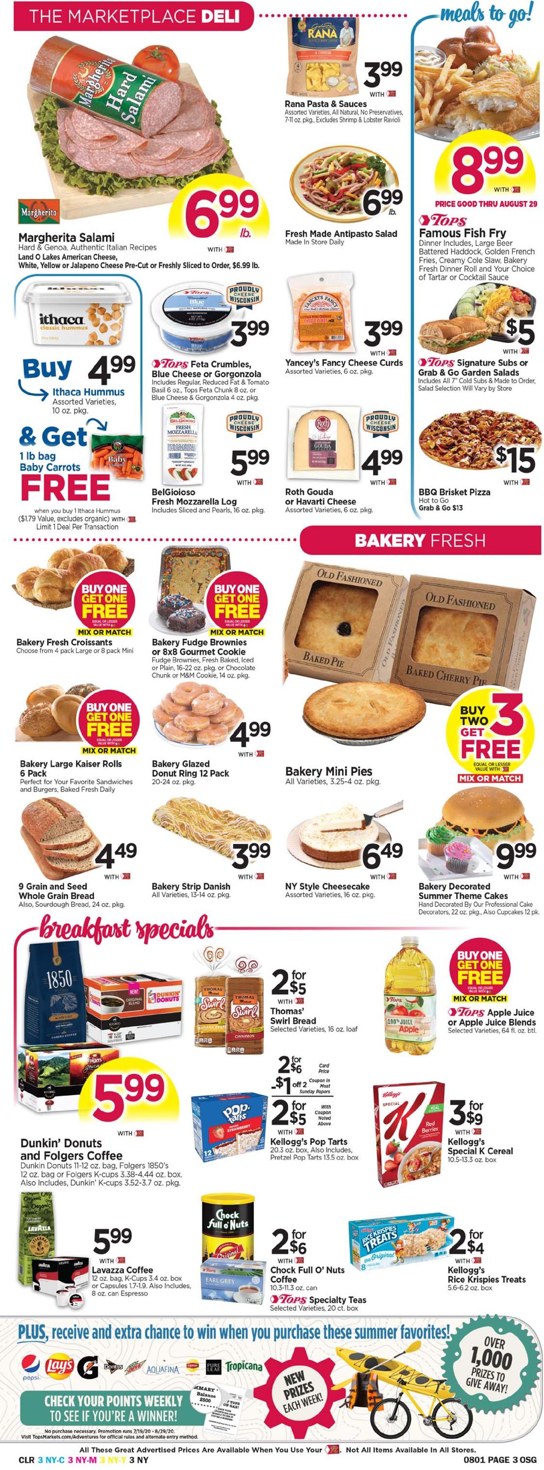 Tops Friendly Markets Ad from 07/26/2020