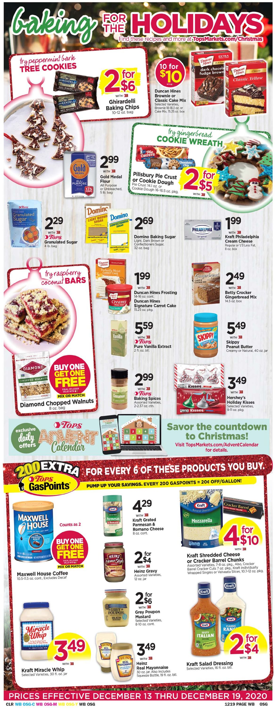 Tops Friendly Markets Ad from 12/13/2020