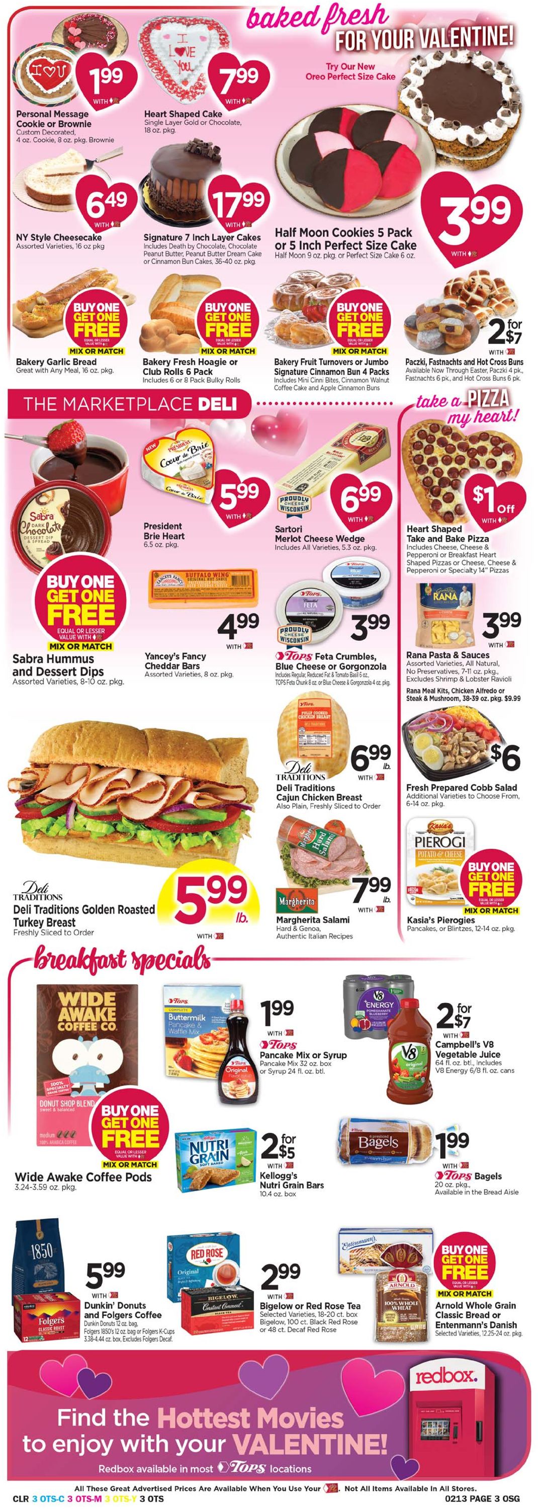 Tops Friendly Markets Ad from 02/07/2021