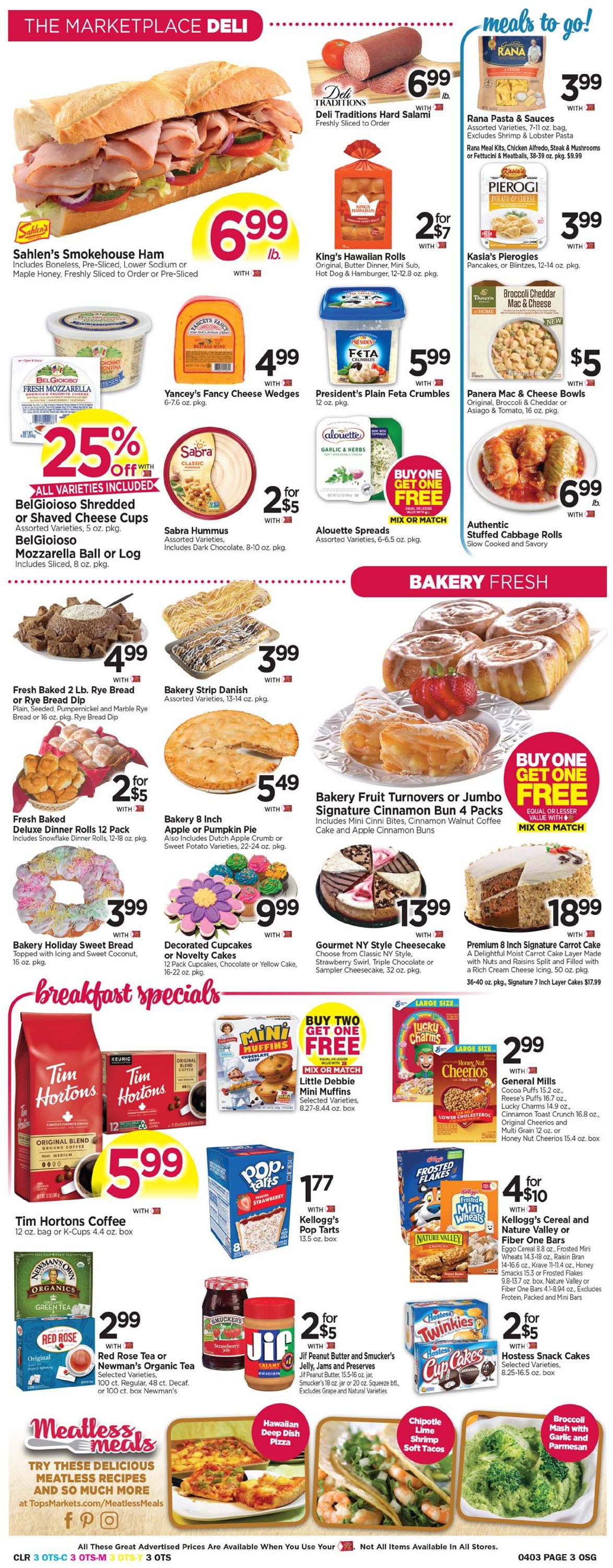 Tops Friendly Markets Ad from 03/28/2021
