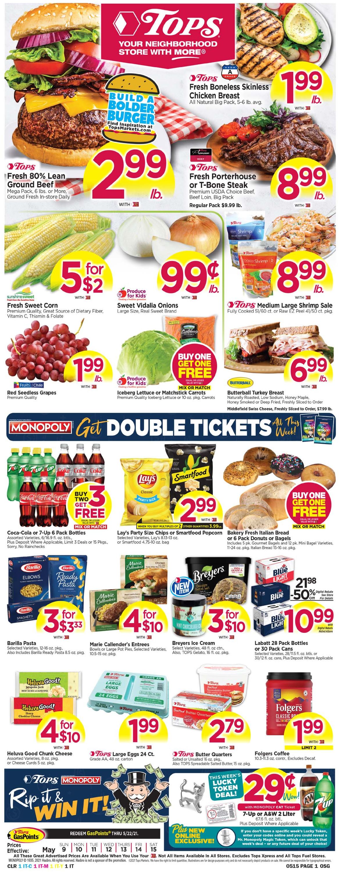 Tops Friendly Markets Ad from 05/09/2021