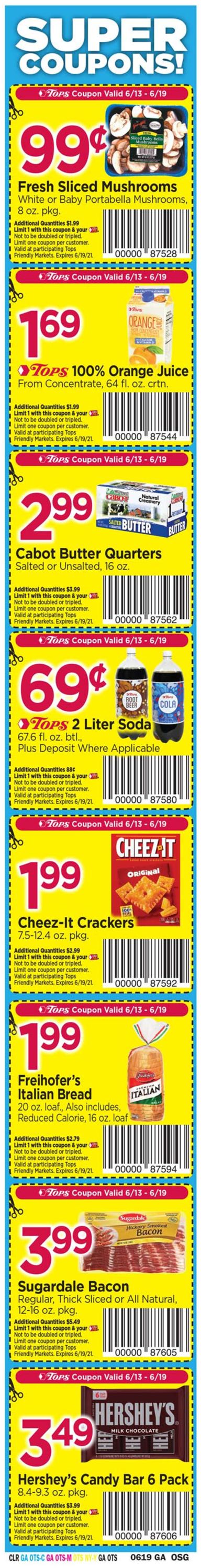 Tops Friendly Markets Ad from 06/13/2021