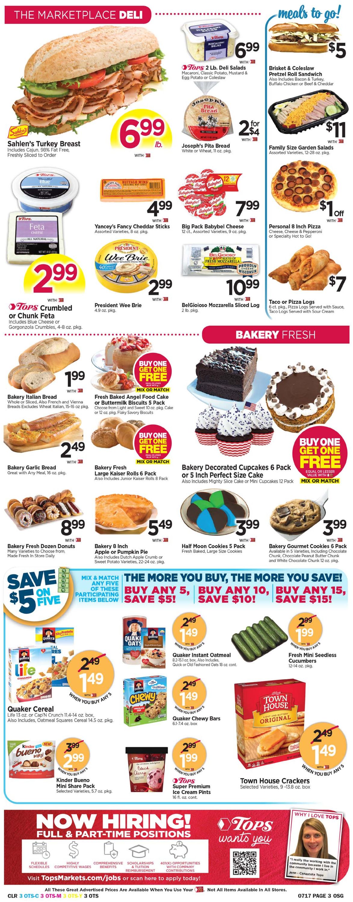Tops Friendly Markets Ad from 07/11/2021