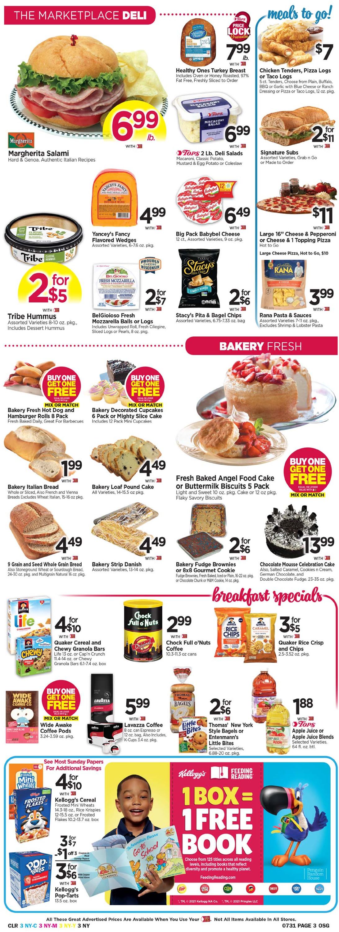 Tops Friendly Markets Ad from 07/25/2021