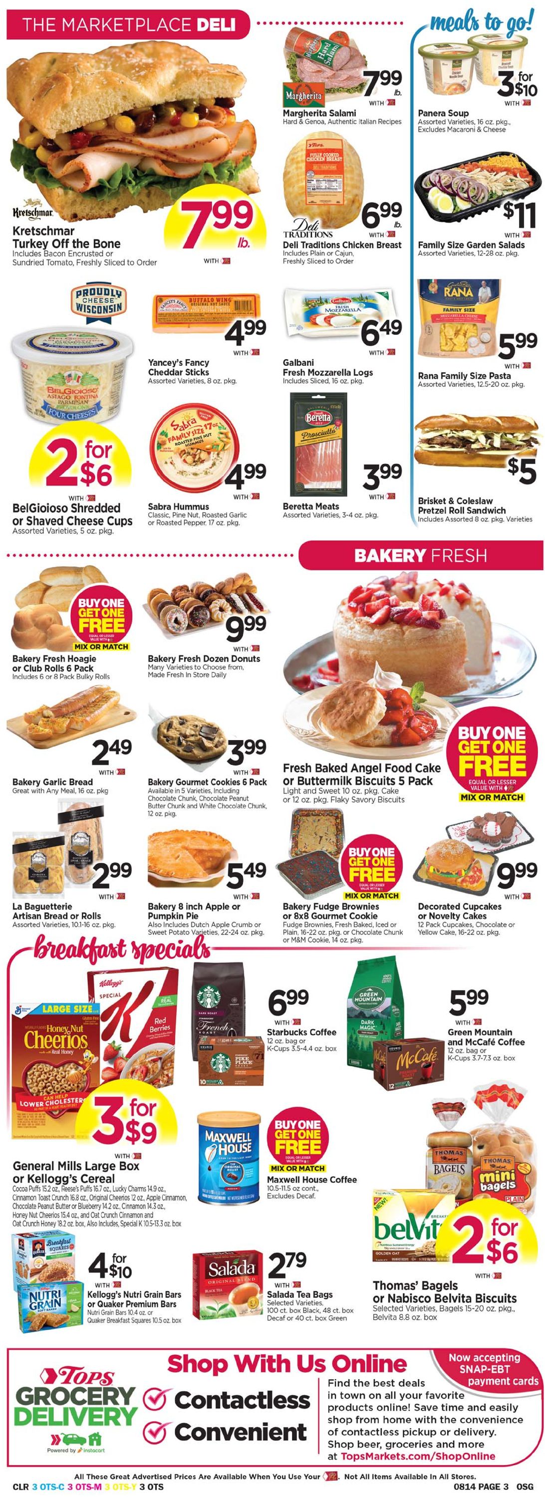 Tops Friendly Markets Ad from 08/08/2021