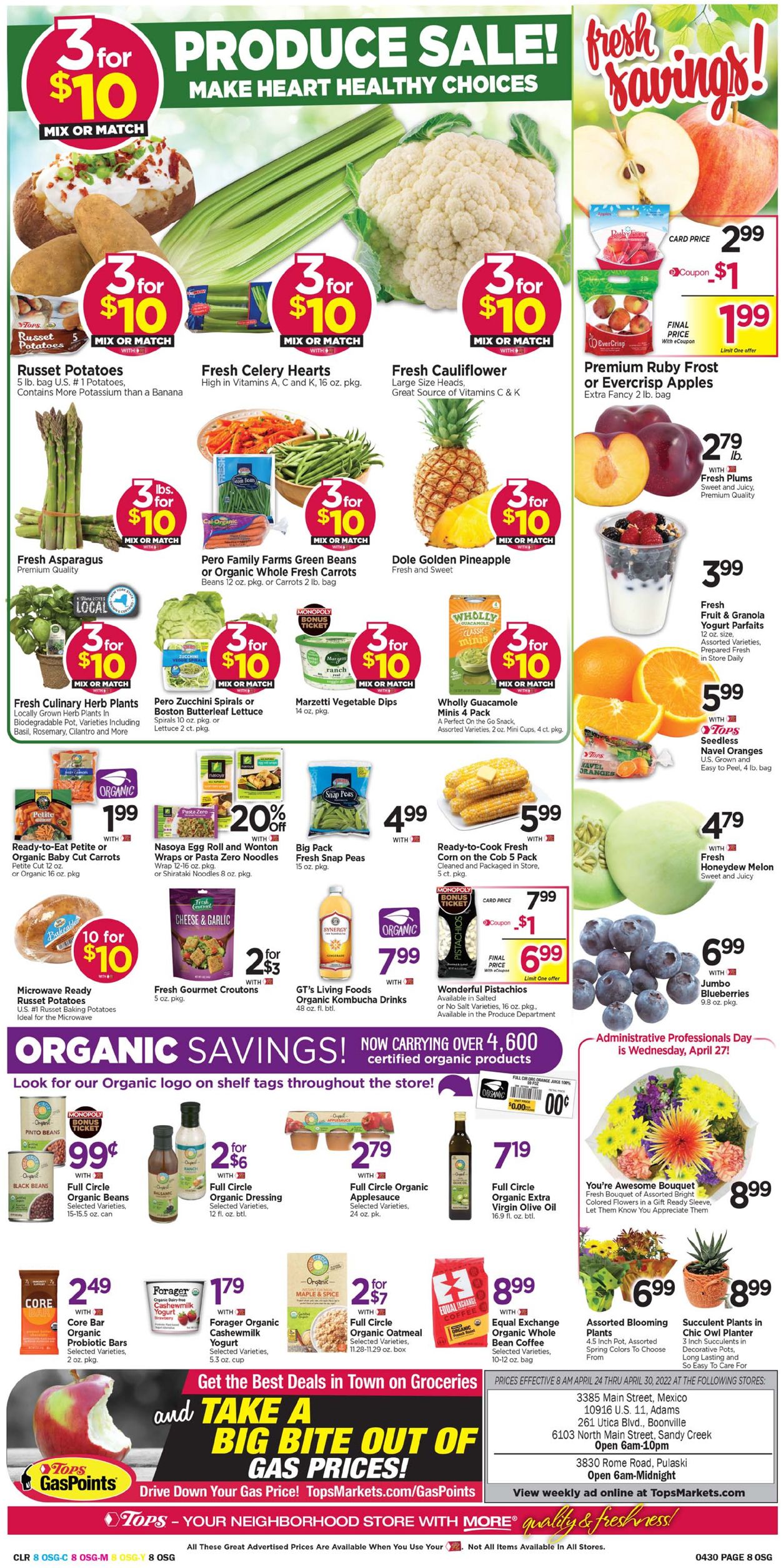 Tops Friendly Markets Ad from 04/24/2022
