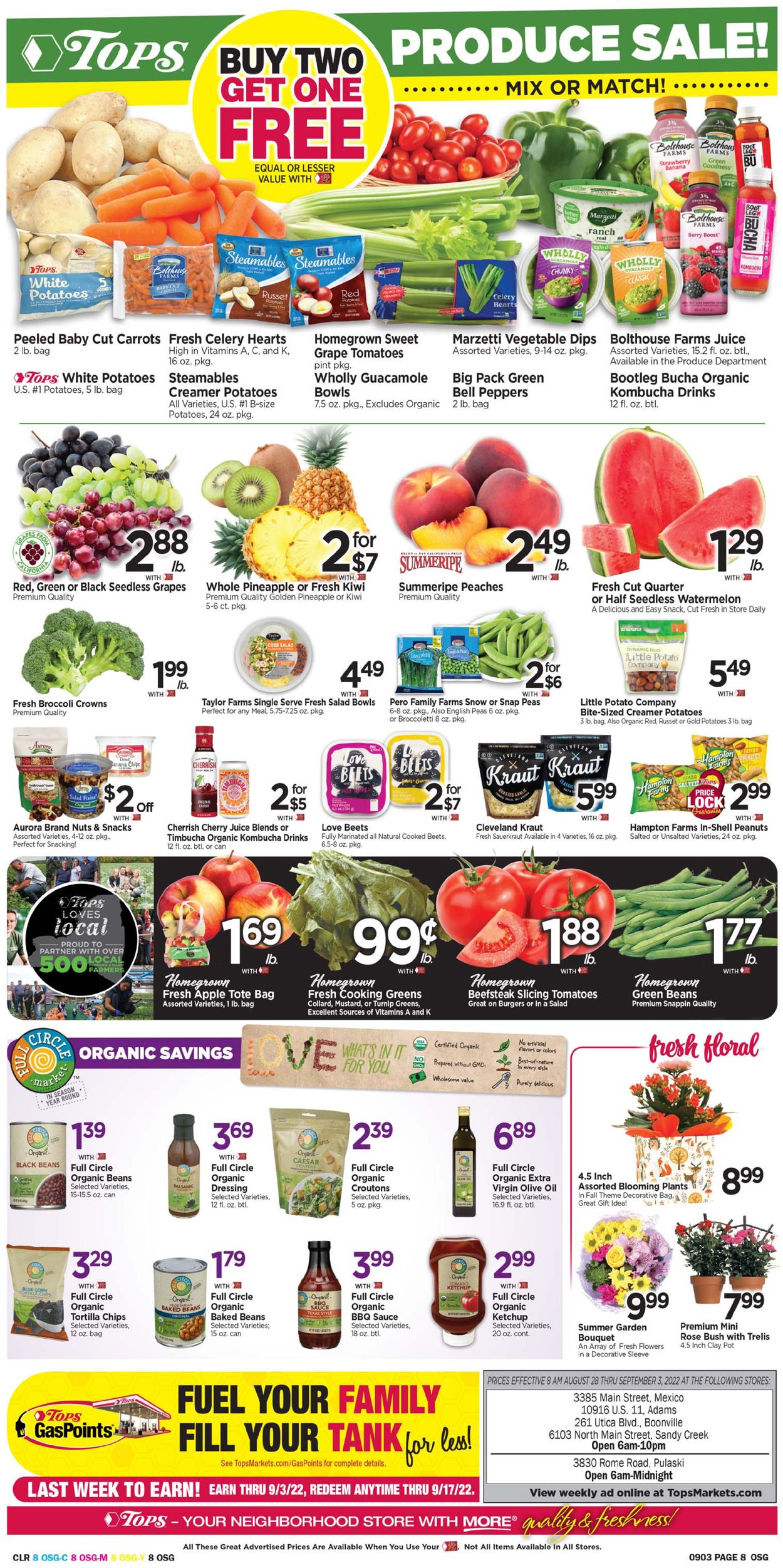 Tops Friendly Markets Ad from 08/28/2022
