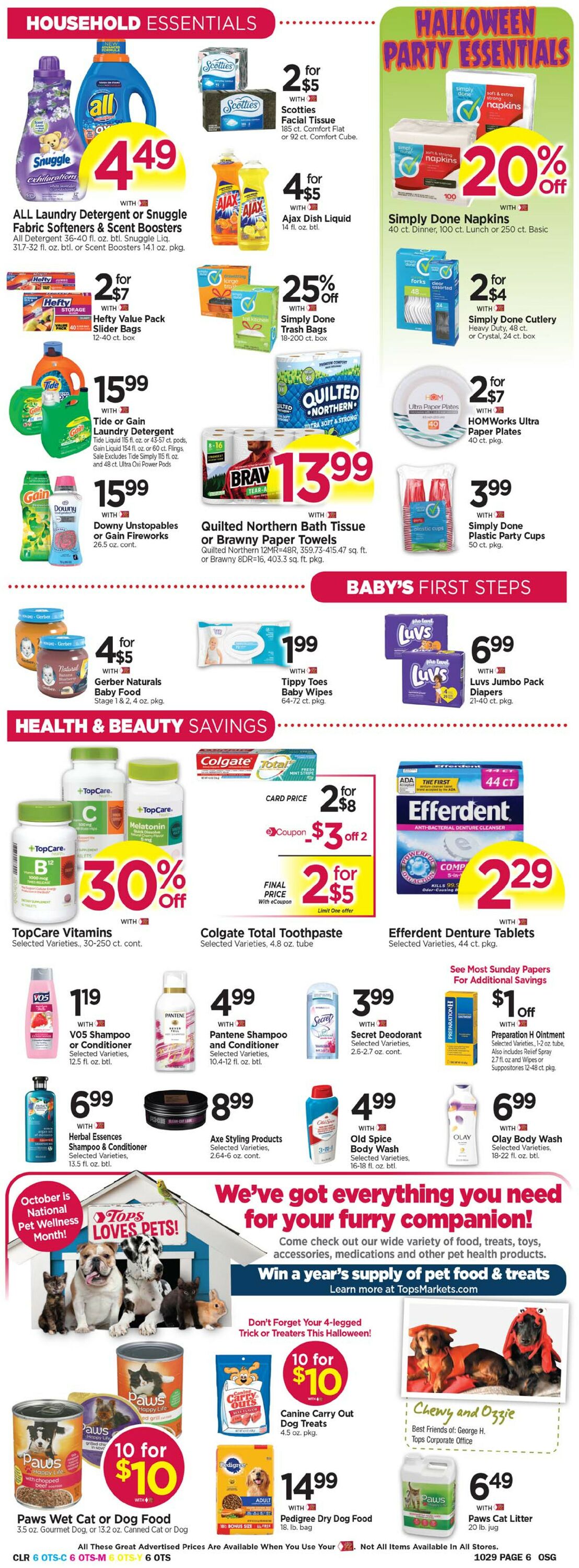 Tops Friendly Markets Ad from 10/23/2022