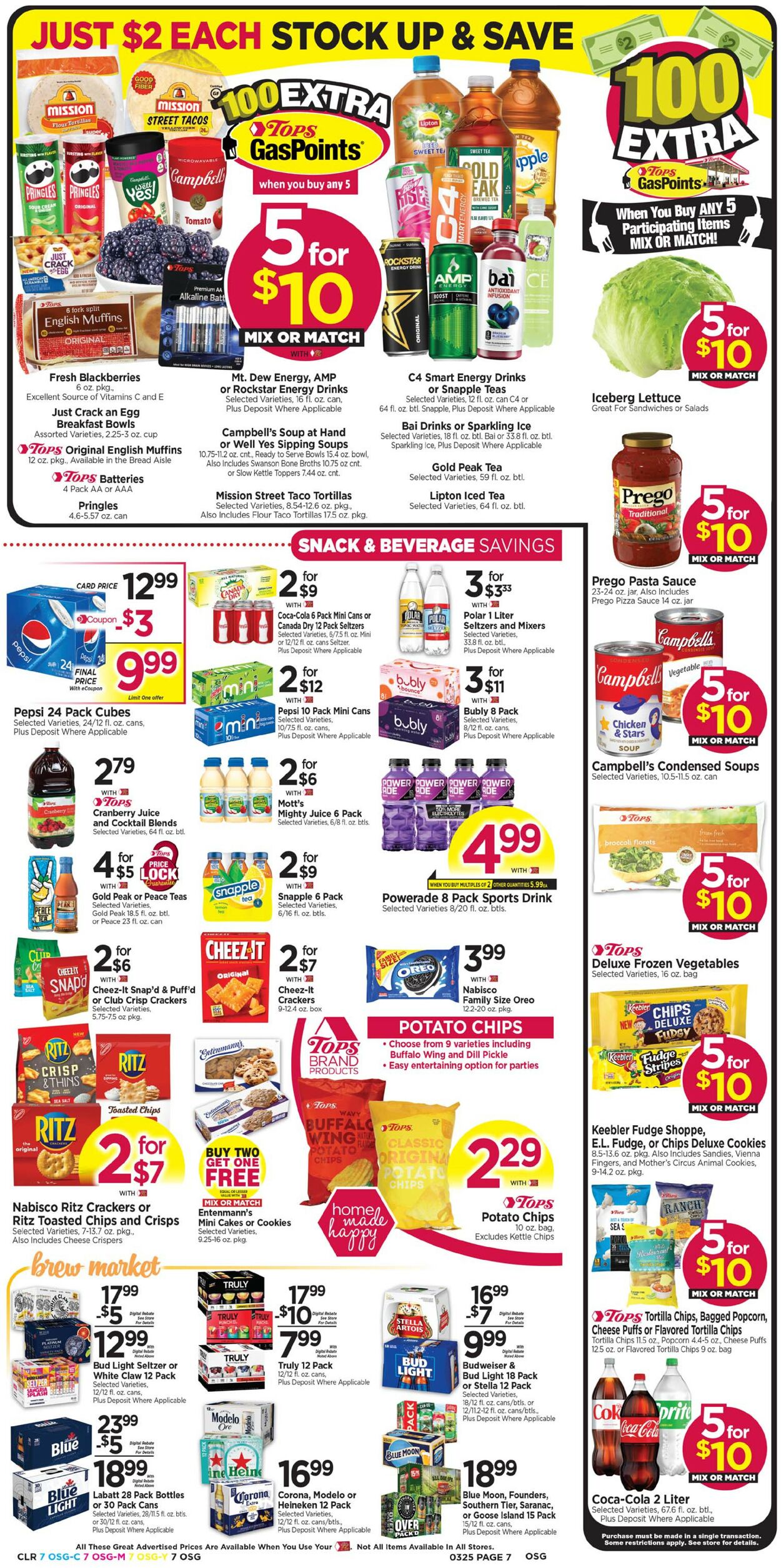 Tops Friendly Markets Ad from 03/19/2023
