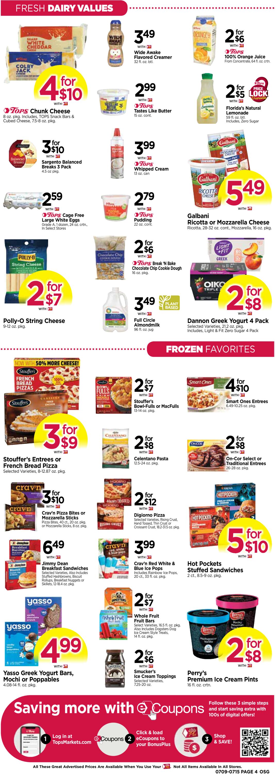 Tops Friendly Markets Ad from 07/09/2023