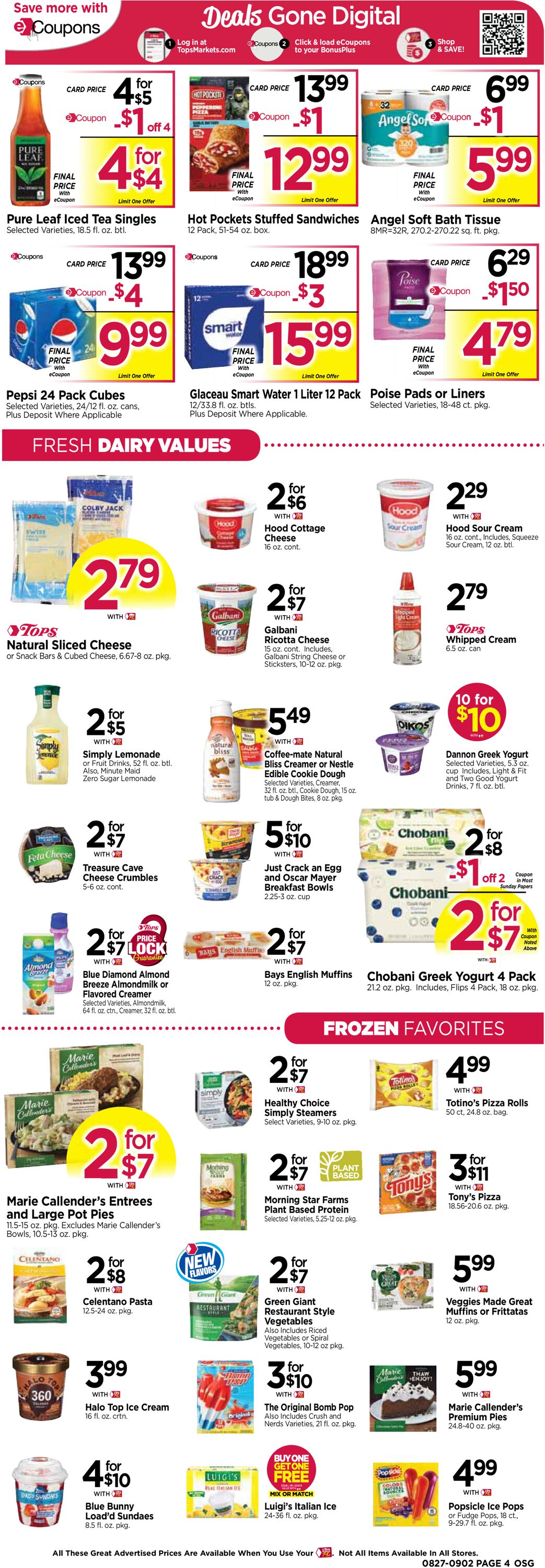 Tops Friendly Markets Ad from 08/27/2023