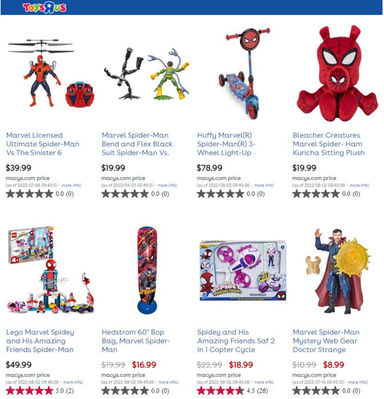 Toys''R''Us Ad from 08/04/2022