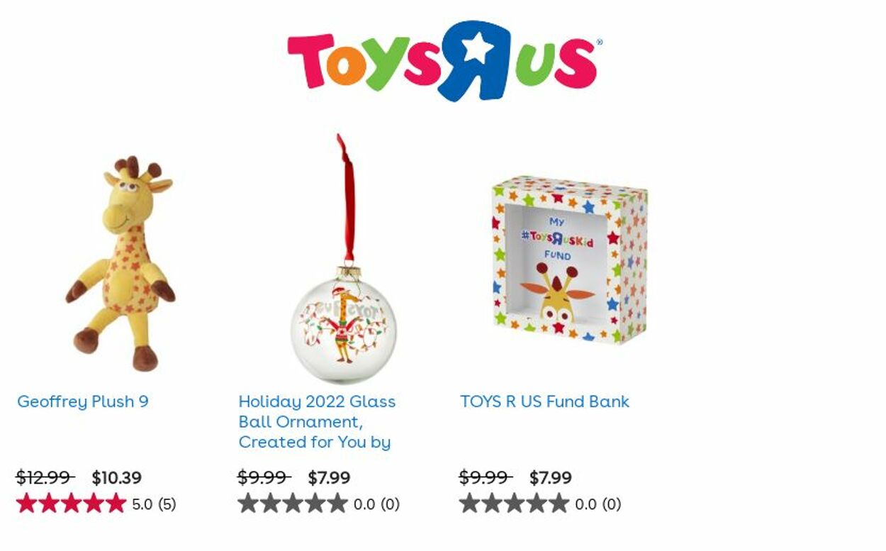 Toys''R''Us Ad from 12/16/2022
