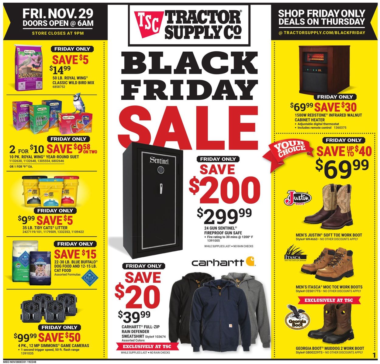 Tractor Supply Ad from 11/28/2019