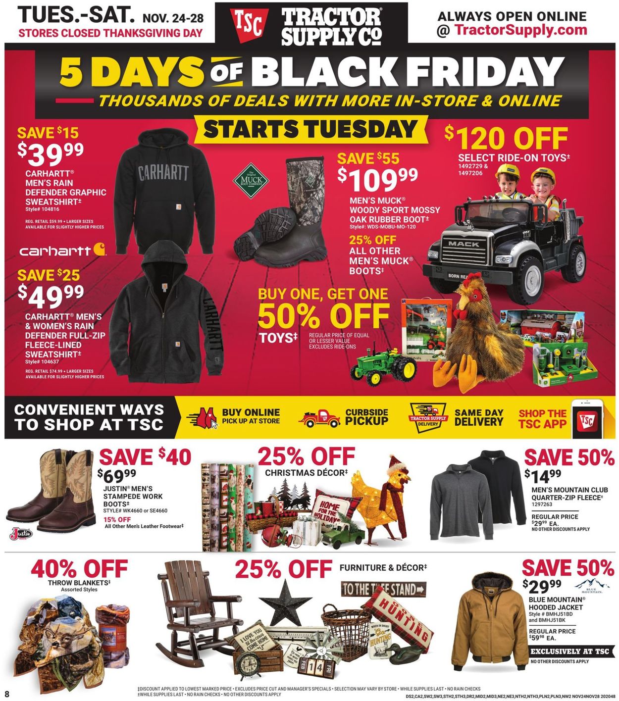 Tractor Supply Ad from 11/24/2020
