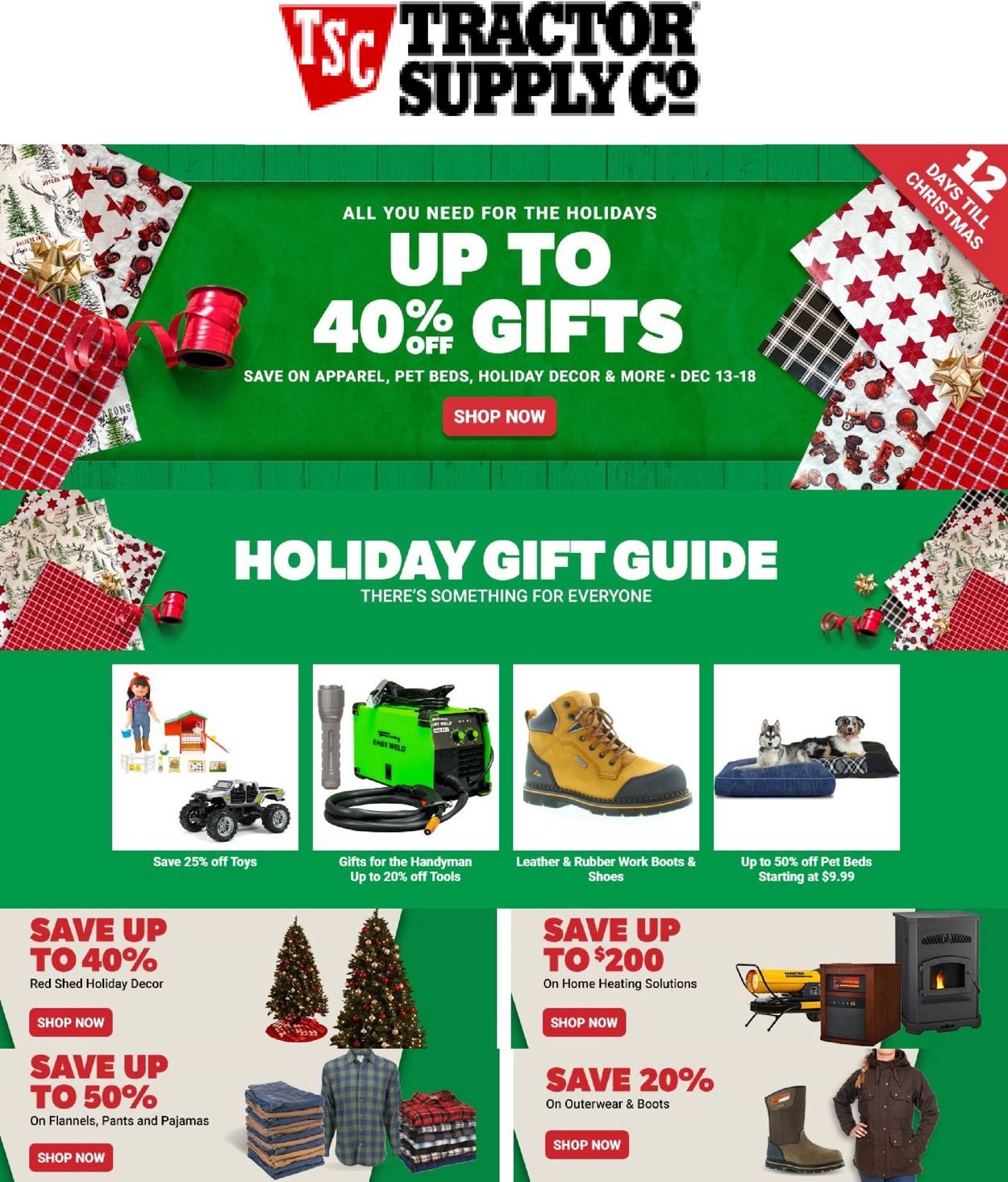 Tractor Supply Ad from 12/13/2020