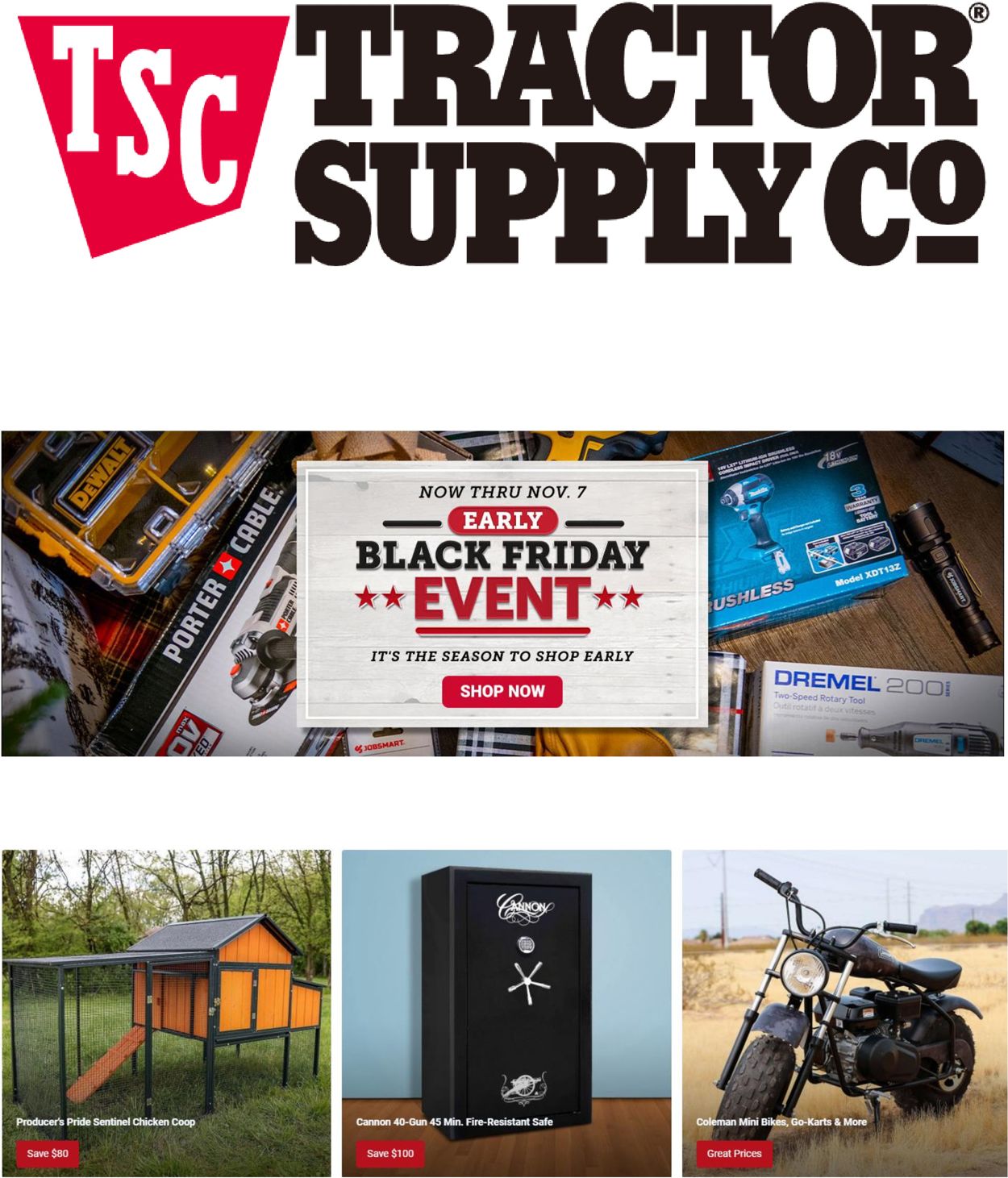 Tractor Supply Ad from 11/05/2021