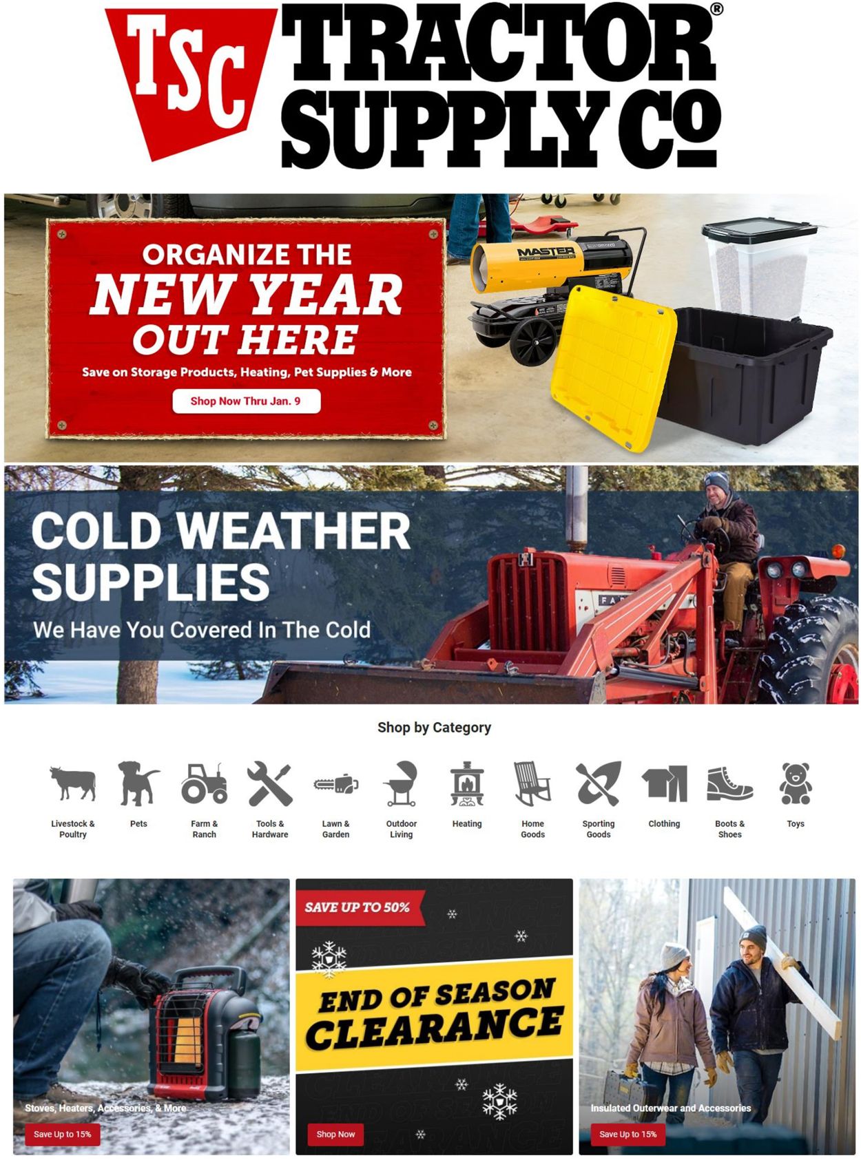 Tractor Supply Ad from 01/05/2022