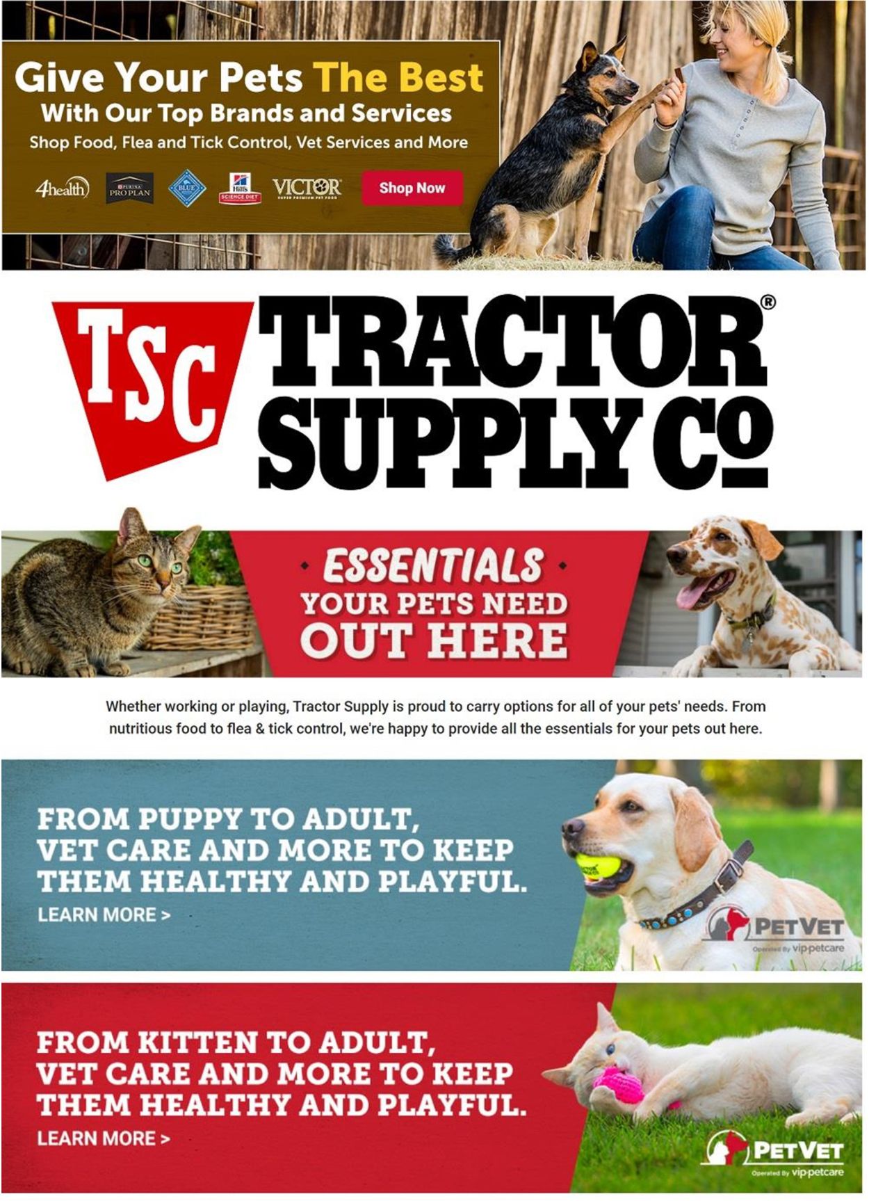 Tractor Supply Ad from 01/31/2022
