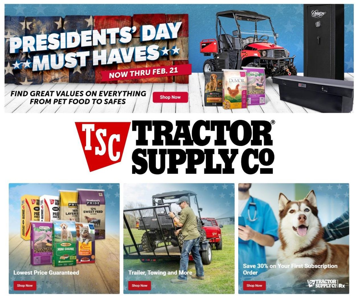 Tractor Supply Ad from 02/14/2022