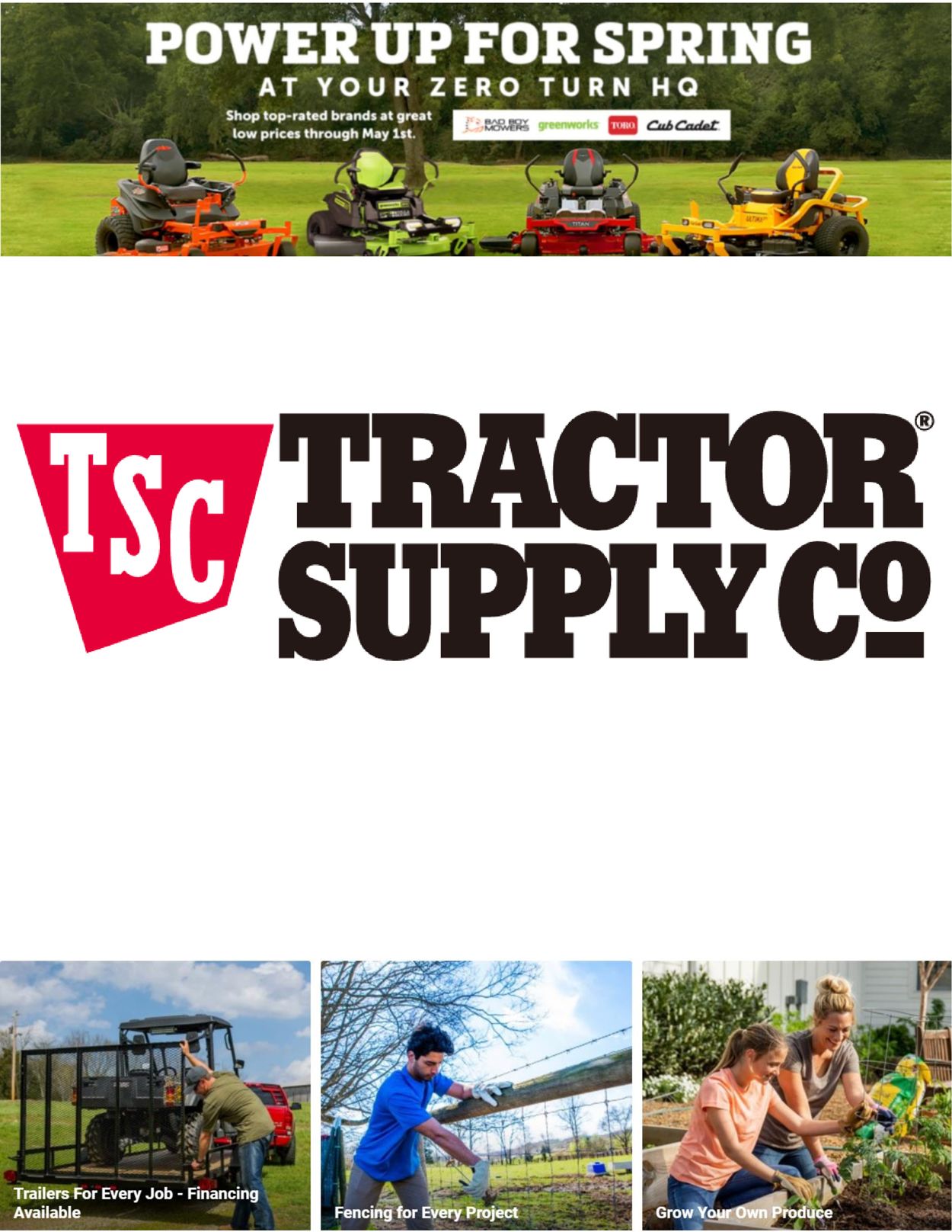 Tractor Supply Ad from 04/19/2022