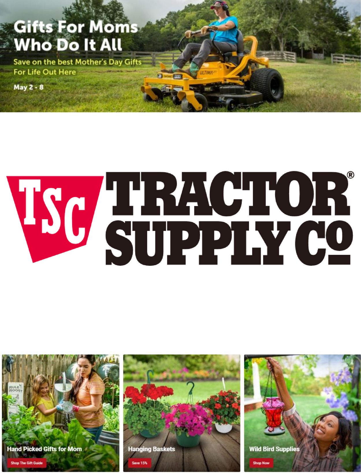 Tractor Supply Ad from 05/02/2022