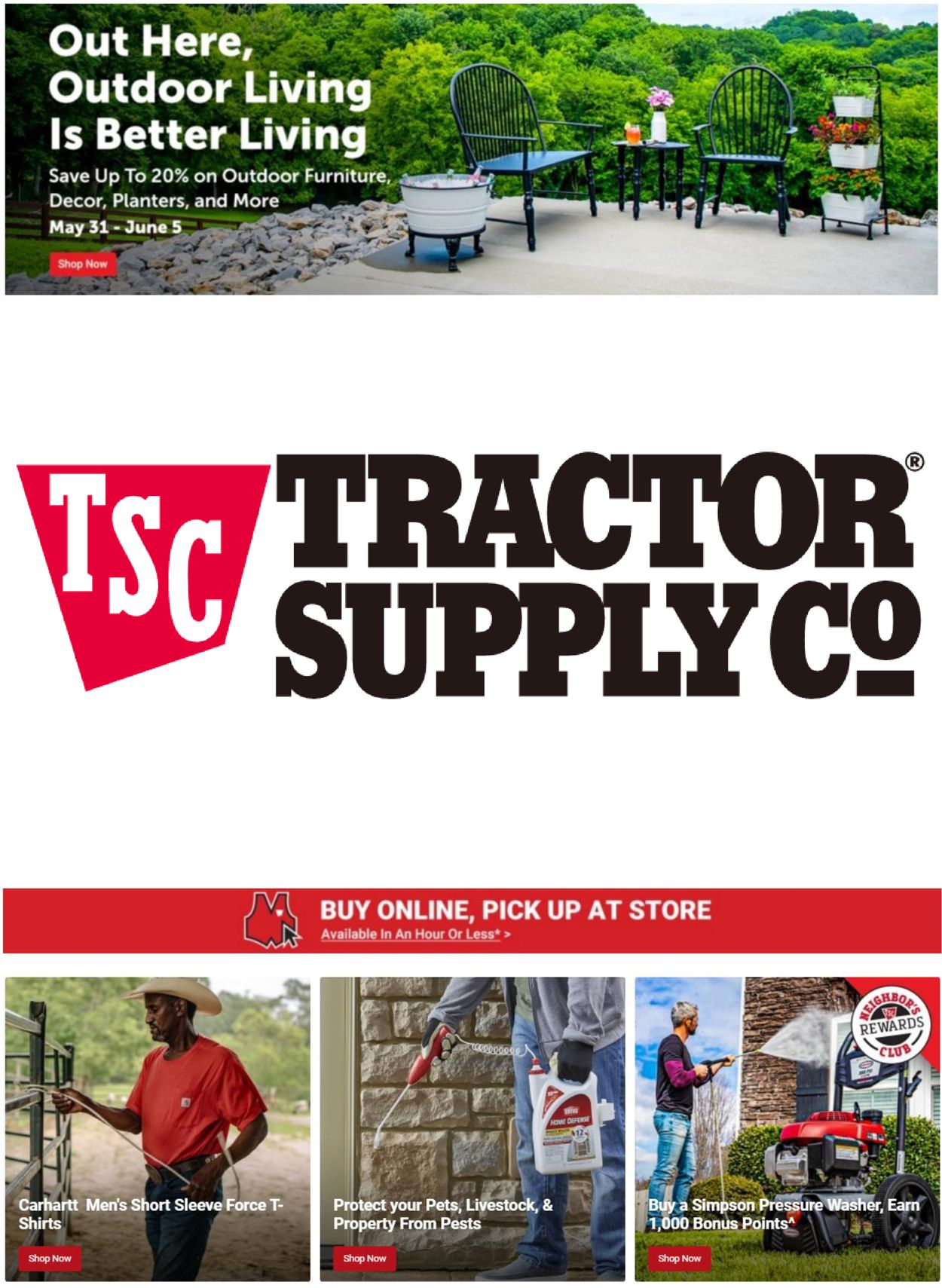 Tractor Supply Ad from 05/31/2022