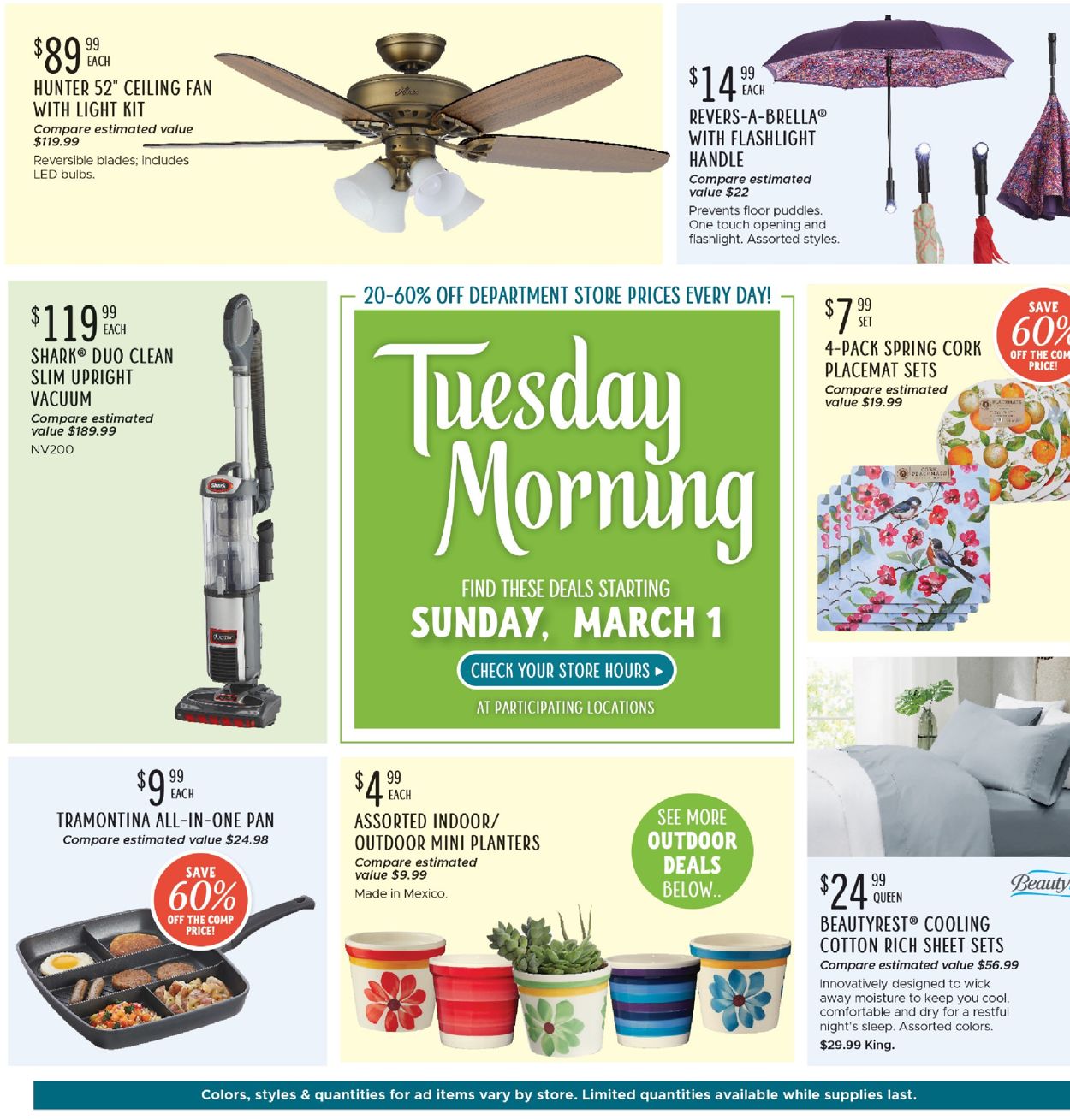 Tuesday Morning Ad from 08/20/2020
