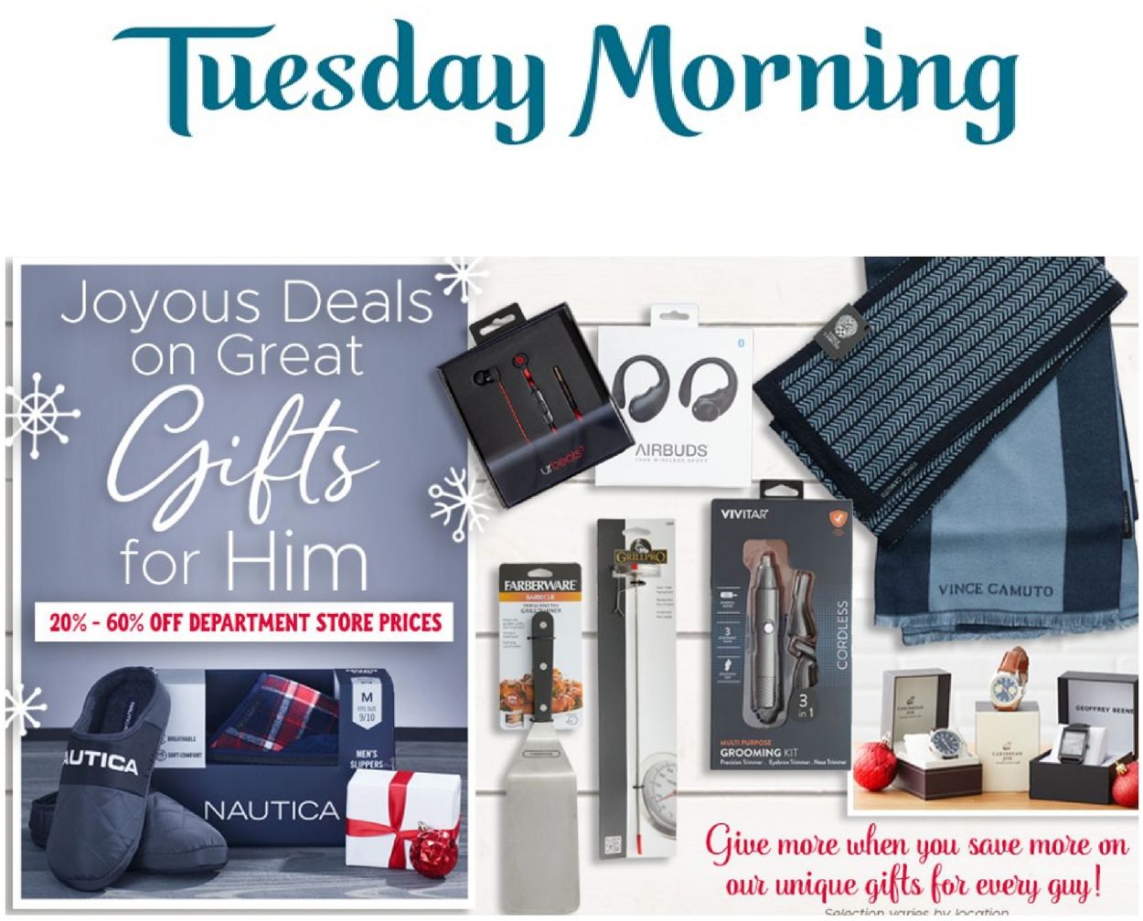 Tuesday Morning Ad from 12/23/2020