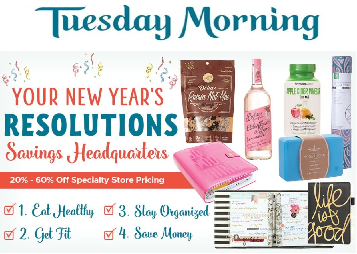 Tuesday Morning Ad from 01/01/2021
